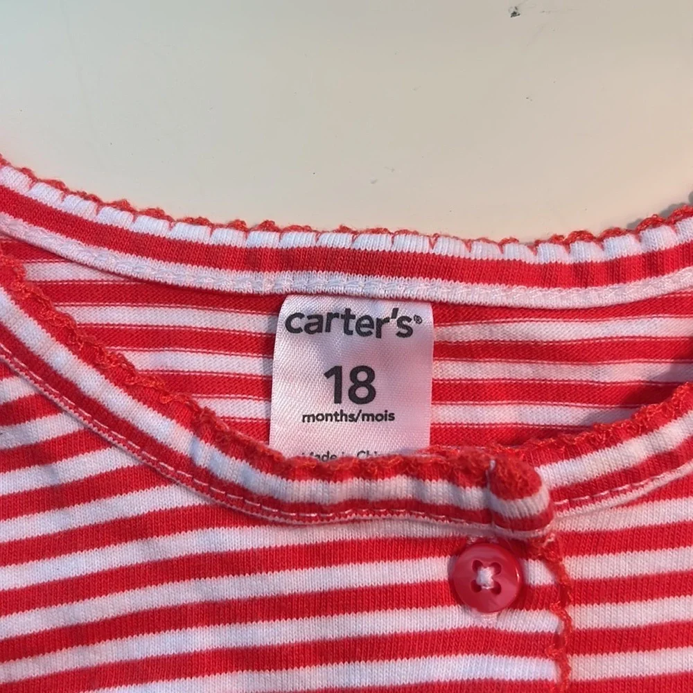 Carter’s striped shirt